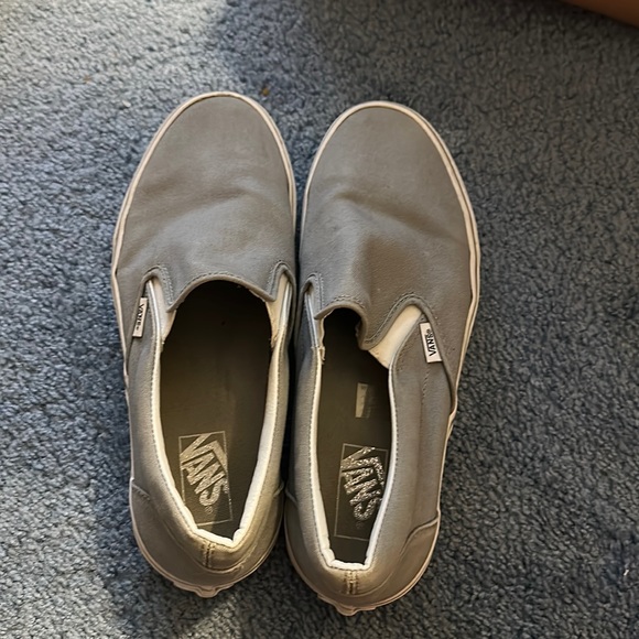 Men’s Size 10 Grey vans ! - Picture 1 of 3